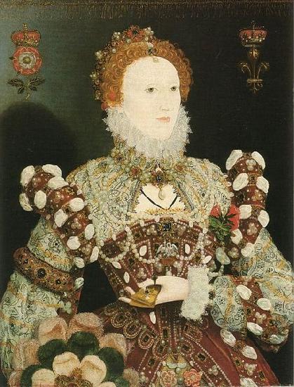 Nicholas Hilliard Elizabeth I, the Pelican portrait, Germany oil painting art